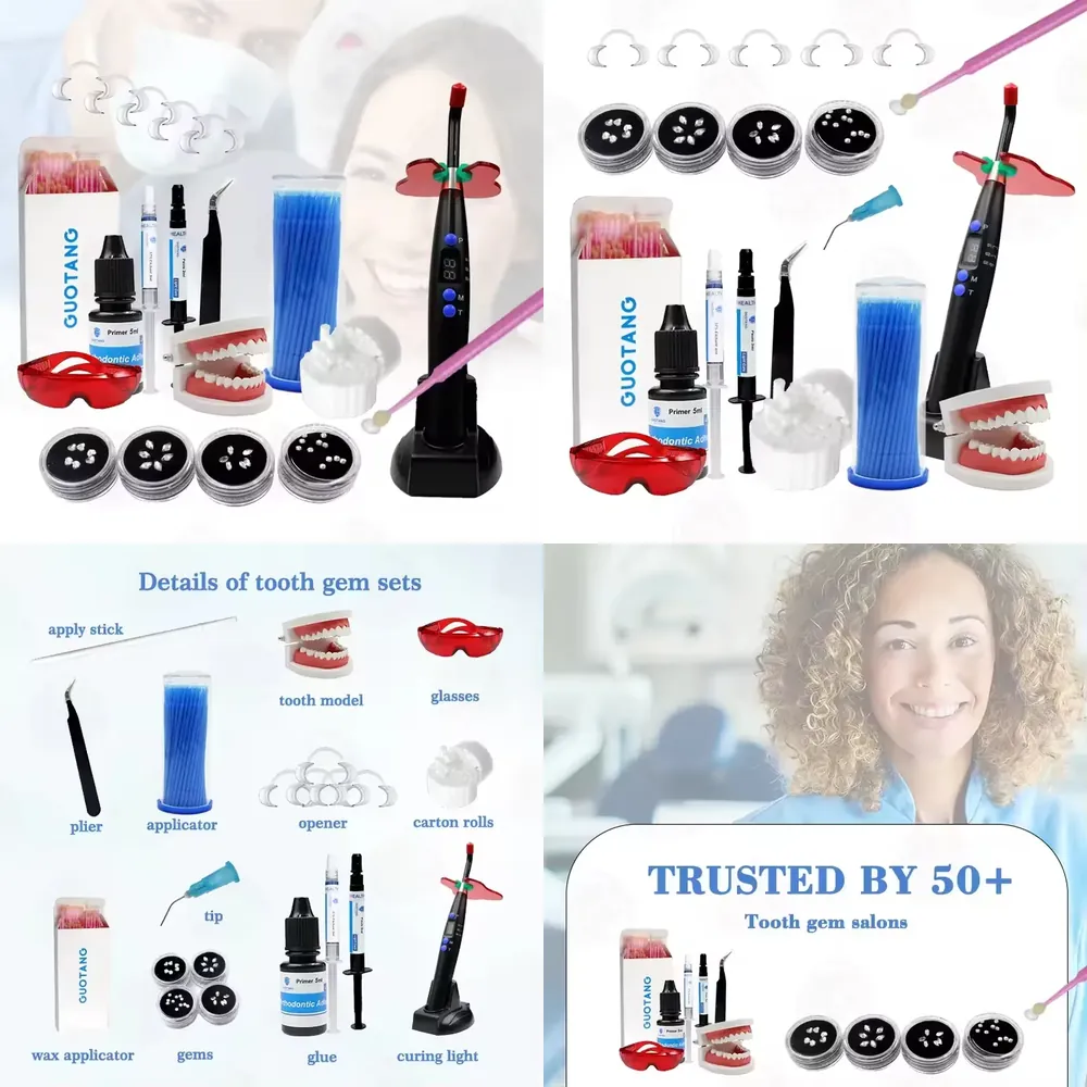 Tooth Gem Kit - 【CHIMU HOME】 Professionele DIY Make-up Tandjuweelset