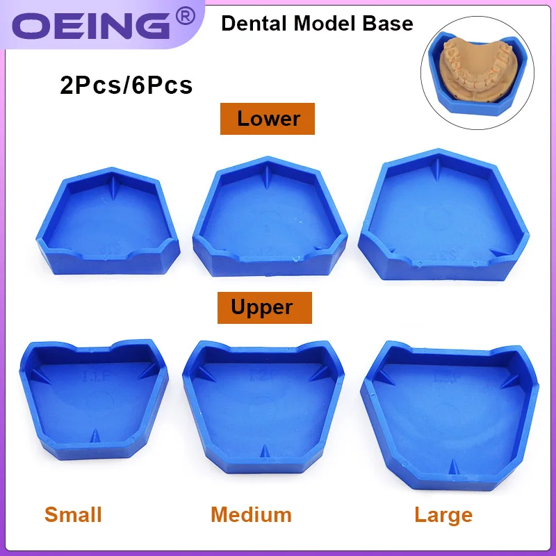 Teeth Whitening Tray - 2/6 Stuks Tandheelkundige Model Basis Silicon