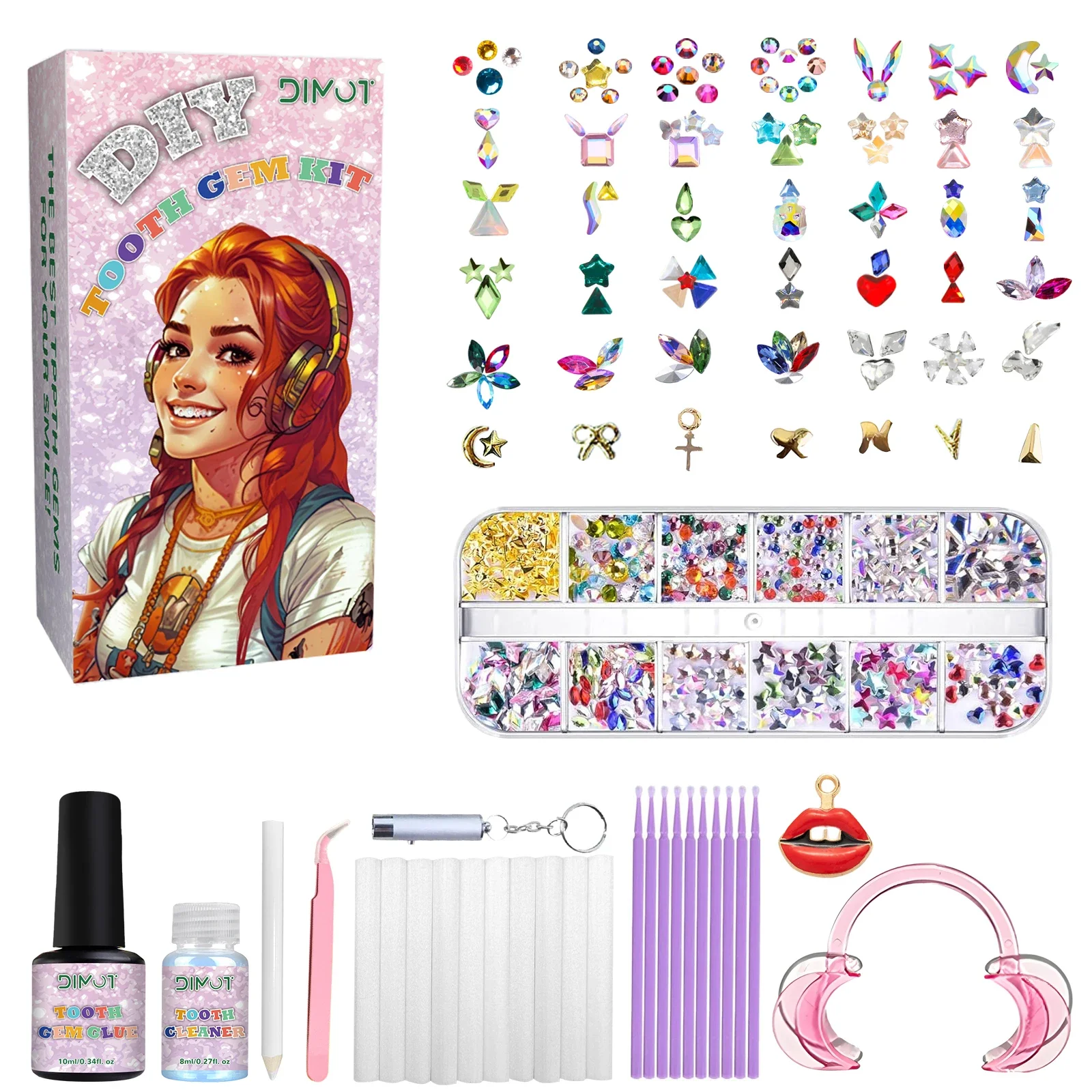 Tooth Gem Kit - Tand Sieraden Kit DIY Tanden Edelstenen