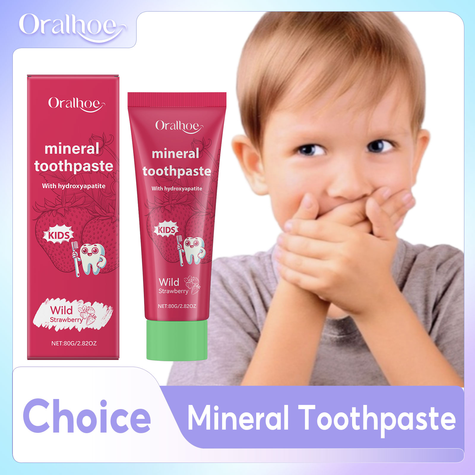 Teeth Whitening Natural - Oralhoe Kinder Tandpasta Reinigende Tandpasta Nacht