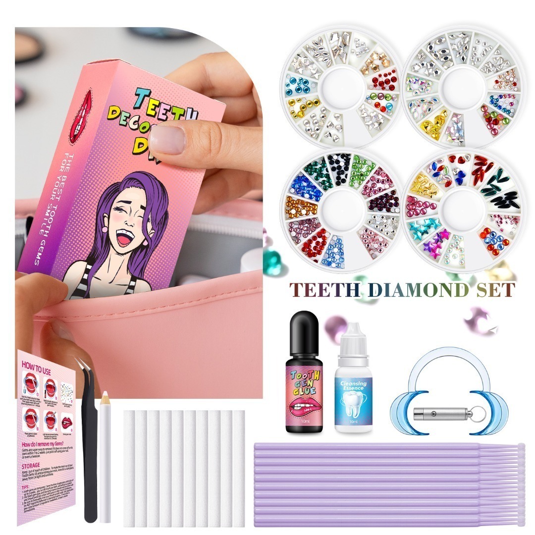 Tooth Gem Kit - DIY Tand Gem Kit Sieraden Edelstenen