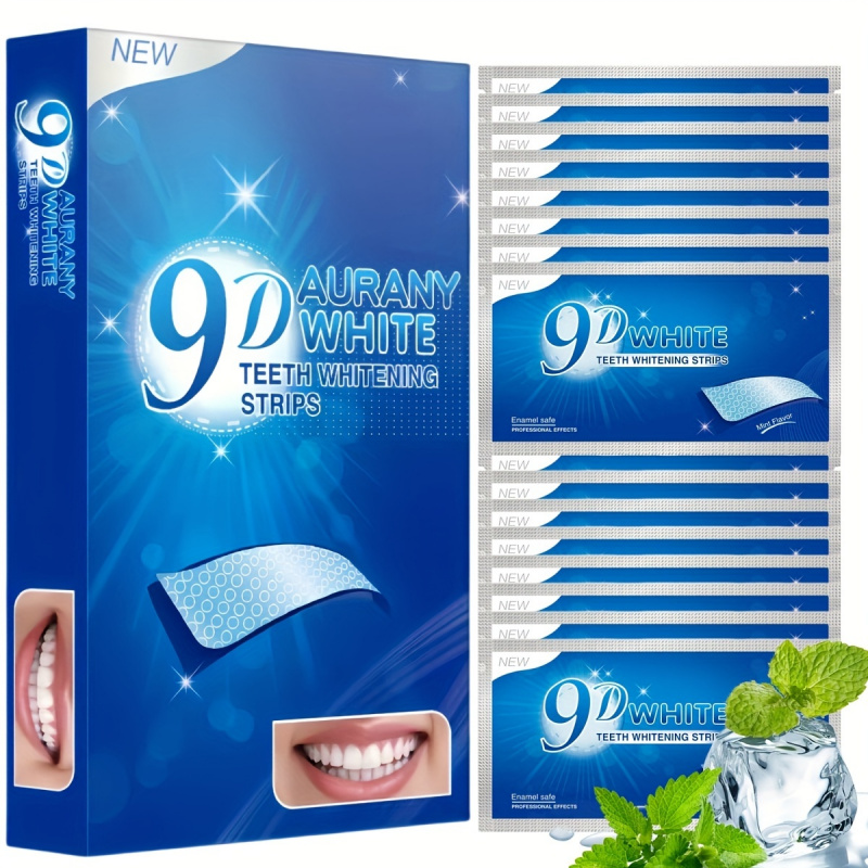 Teeth Whitening Singapore - 21 paar 9D Aurany witte tandenbleekstrips