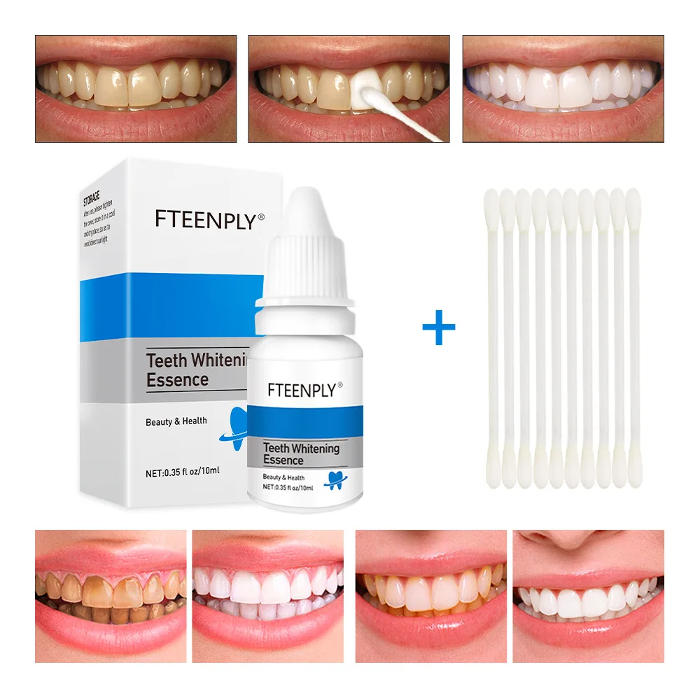 Teeth Whitening Natural - Fteenply Tanden Whitening Essentie Poeder Mondhygiëne