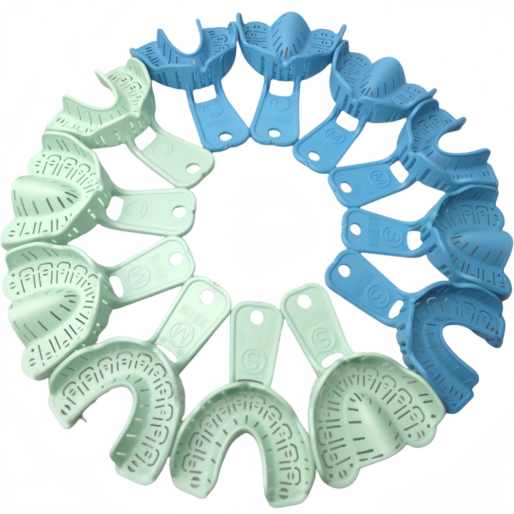 Teeth Whitening Tray - 6 stks/set Tandheelkundige Afdrukking Plastic Lade