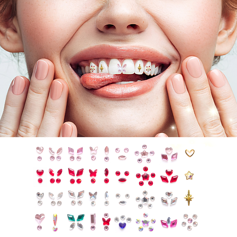 Tooth Gem Kit - Tandheelkundige edelstenen, kristallen diamanten set, doe-het-zelf
