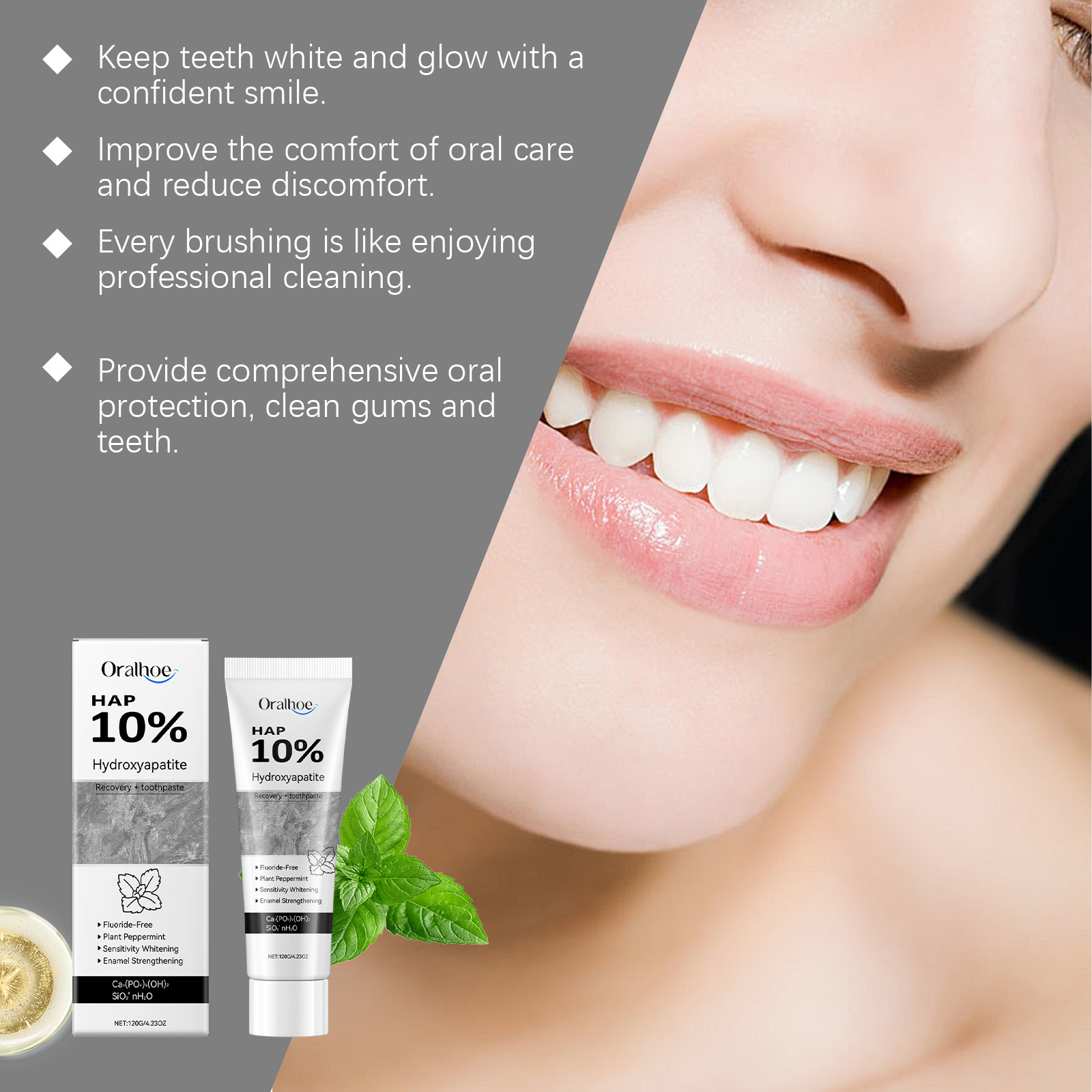 Hydroxyapatite W-hitening Tand - Hydroxyapatite Toothpaste recensie en prijs