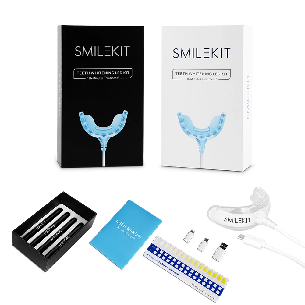 Smart Timing 16 LED Koud Licht - Teeth Whitening Bleaching Kit recensie en prijs
