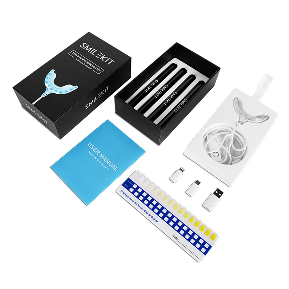Smart Timing 16 LED Koud Licht - Teeth Whitening Bleaching Kit recensie en prijs