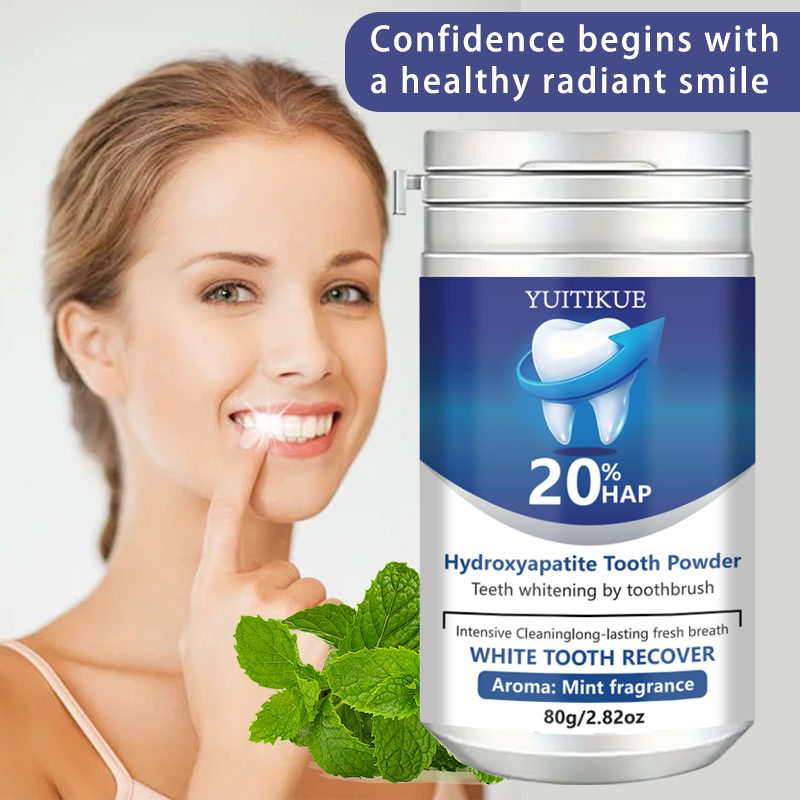 20% HAP Hydroxyapatite Tandpoe - Teeth Whitening Ingredients recensie en prijs