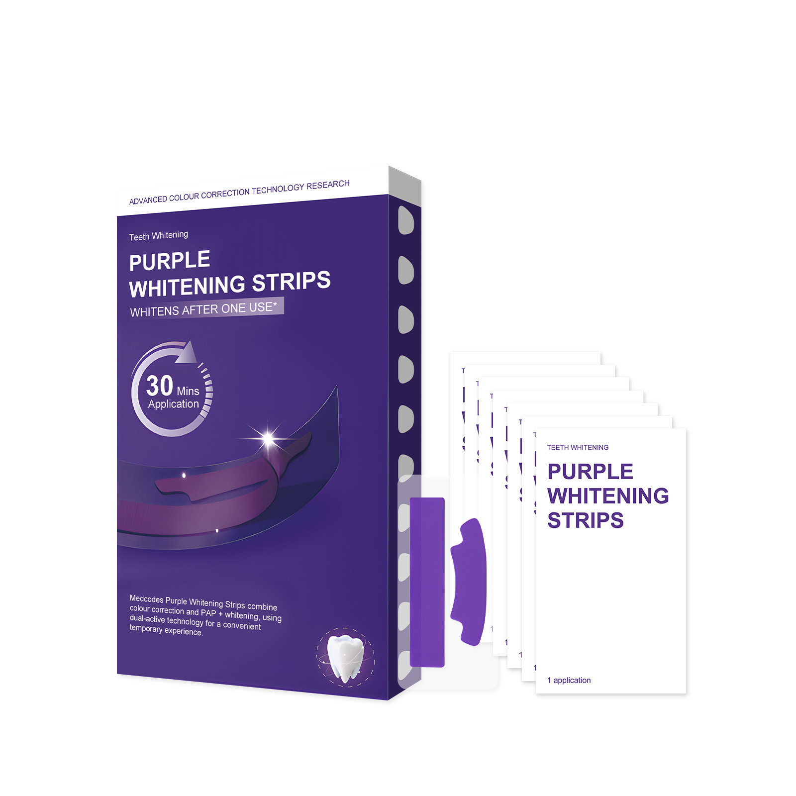 Paarse, heldere vlekverwijdere - Teeth Whitening Ingredients recensie en prijs