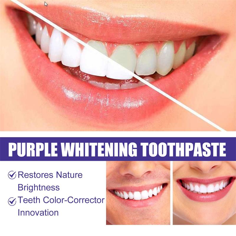 9D Paarse Tandenbleek Tandpast - Teeth Whitening Natural recensie en prijs