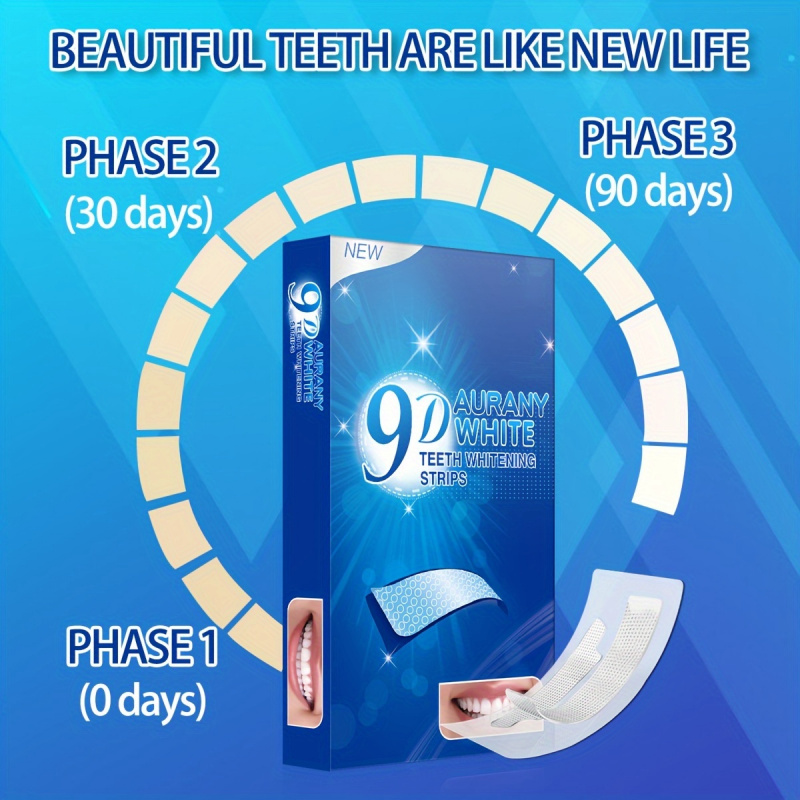 21 paar 9D Aurany witte tanden - Teeth Whitening Singapore recensie en prijs