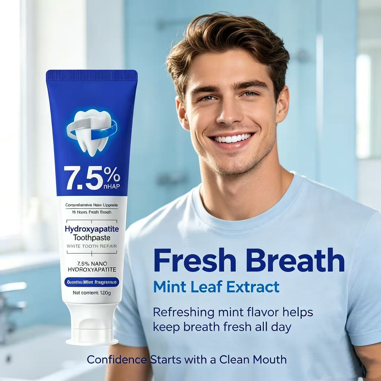 7,5% Nano Hydroxyapatiet Tandp - Hydroxyapatite Toothpaste recensie en prijs