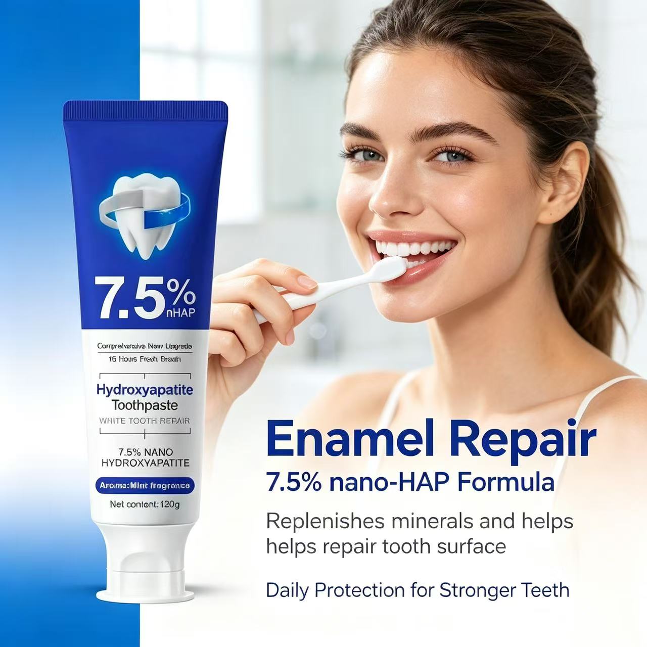 7,5% Nano Hydroxyapatiet Tandp - Hydroxyapatite Toothpaste recensie en prijs