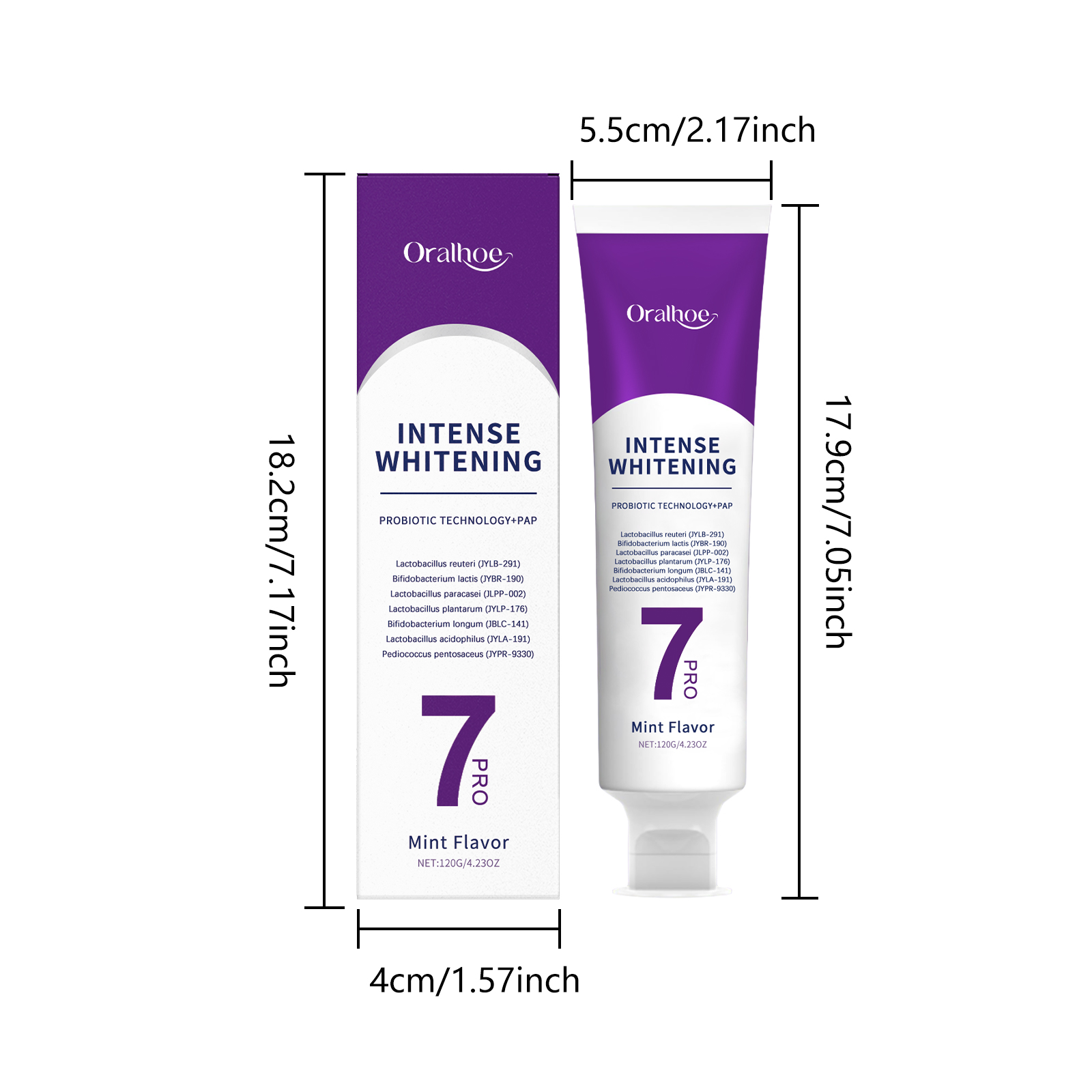 Oralhoe Brighten Tandpasta voo - Teeth Whitening Natural recensie en prijs