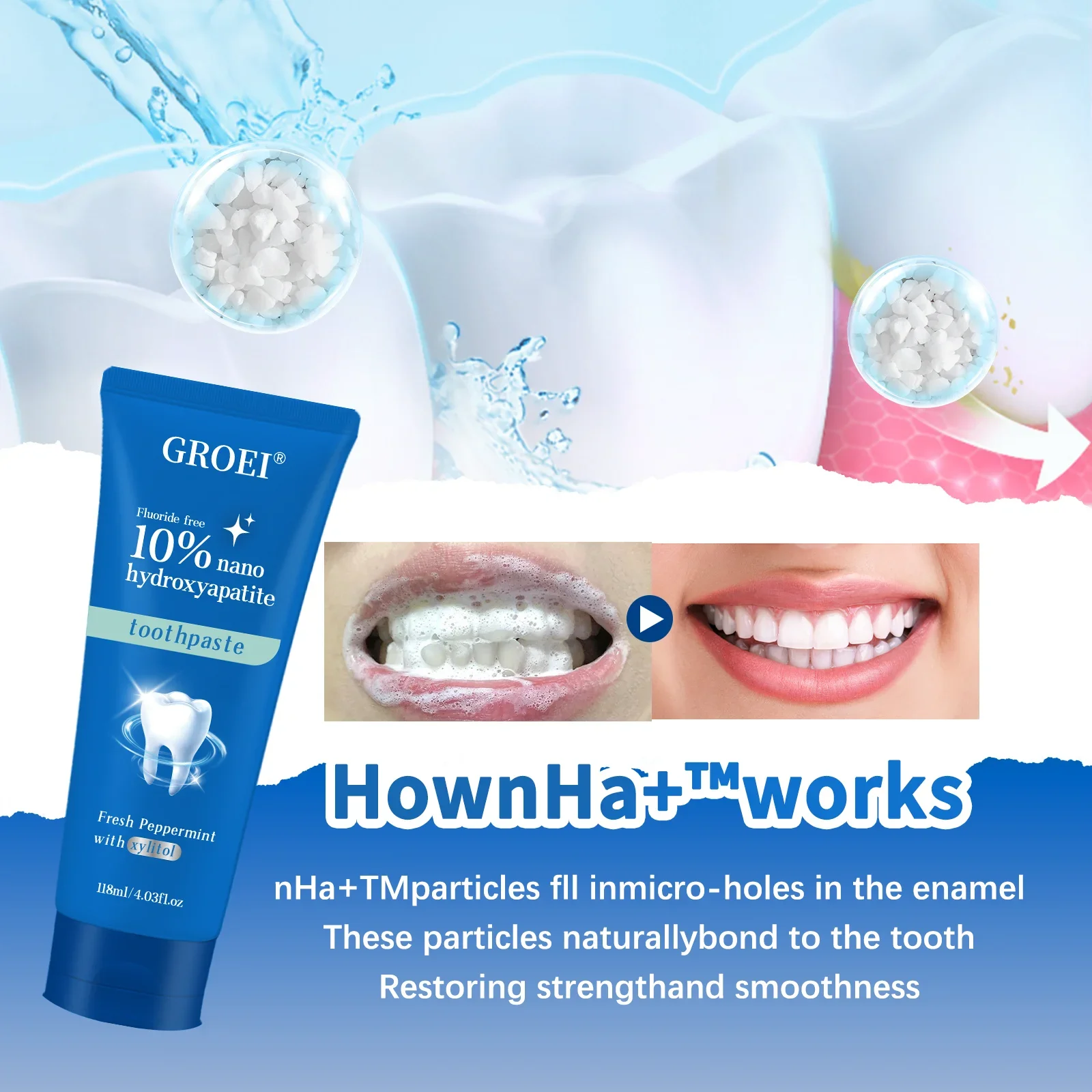 Cavity Prevention Xylitol Tand - Hydroxyapatite Toothpaste recensie en prijs