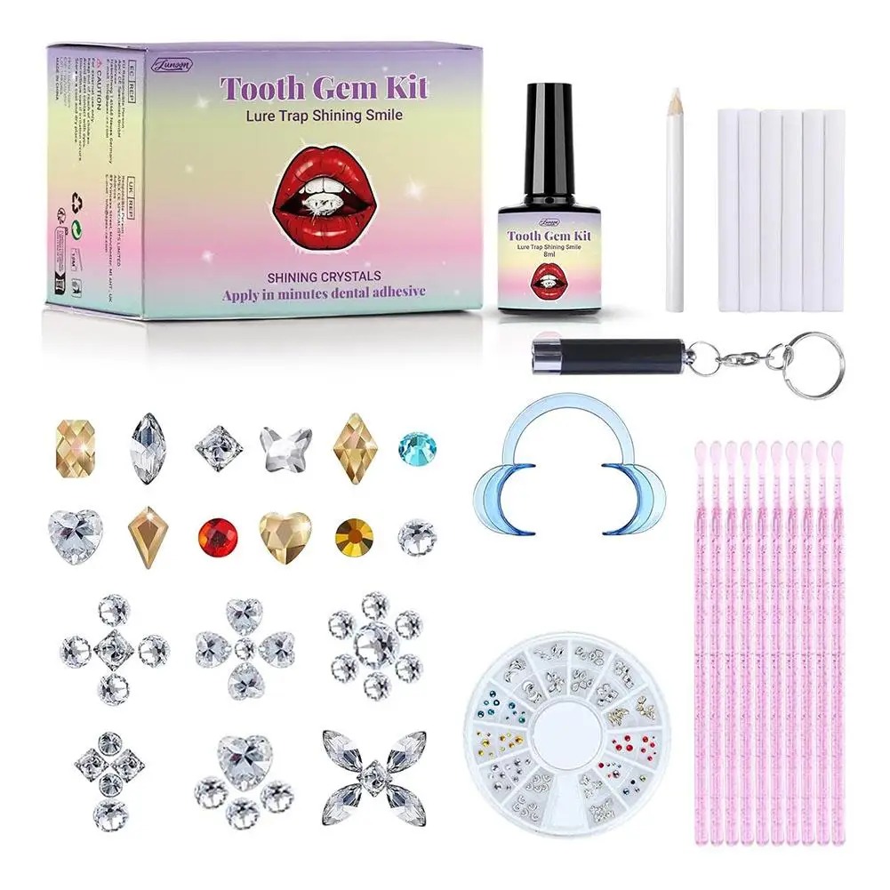 DIY Tandjuwelen Set Transparan - Tooth Gem Kit recensie en prijs