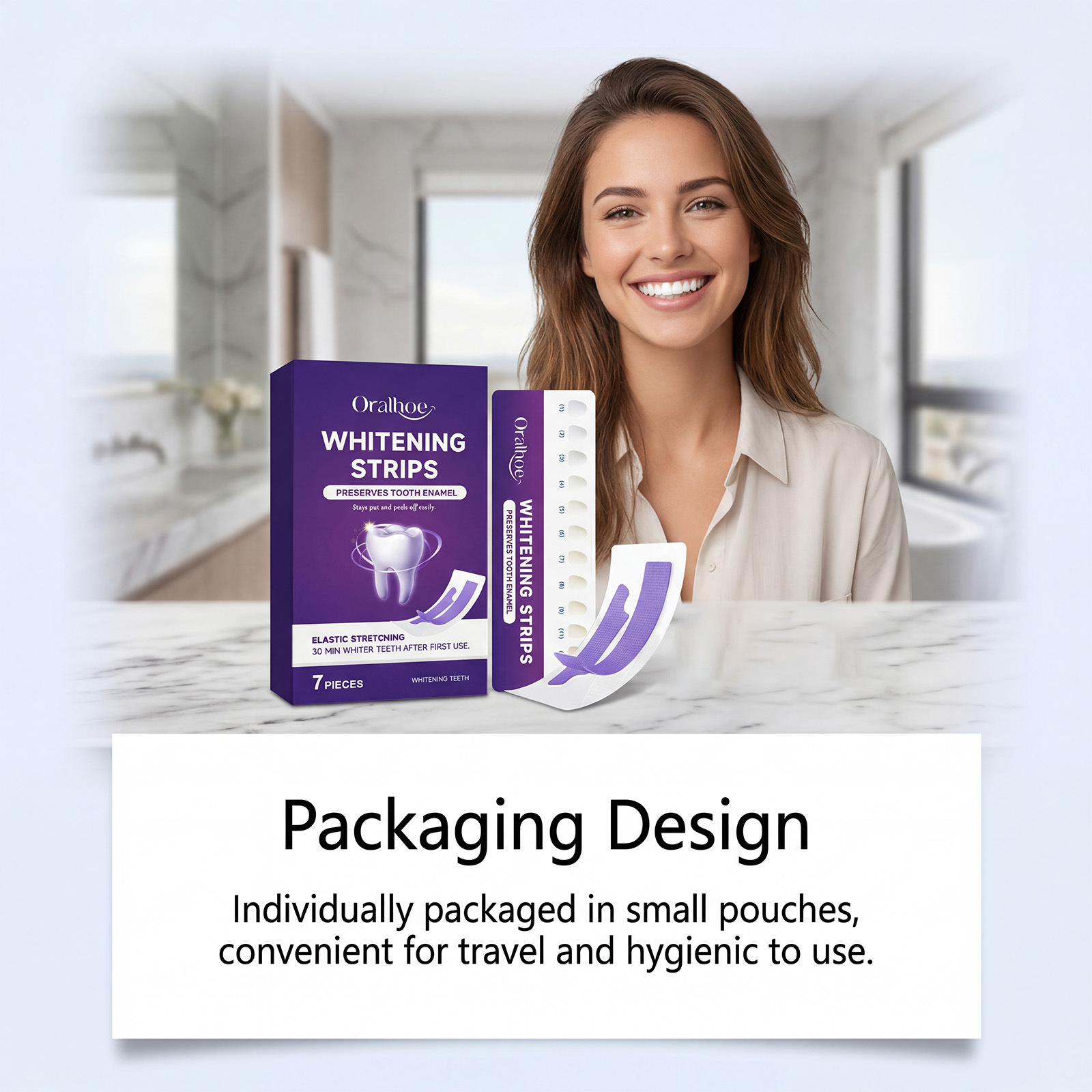 ORALHOE Veilige Tandbleekstrip - Teeth Whitening Bleaching Kit recensie en prijs