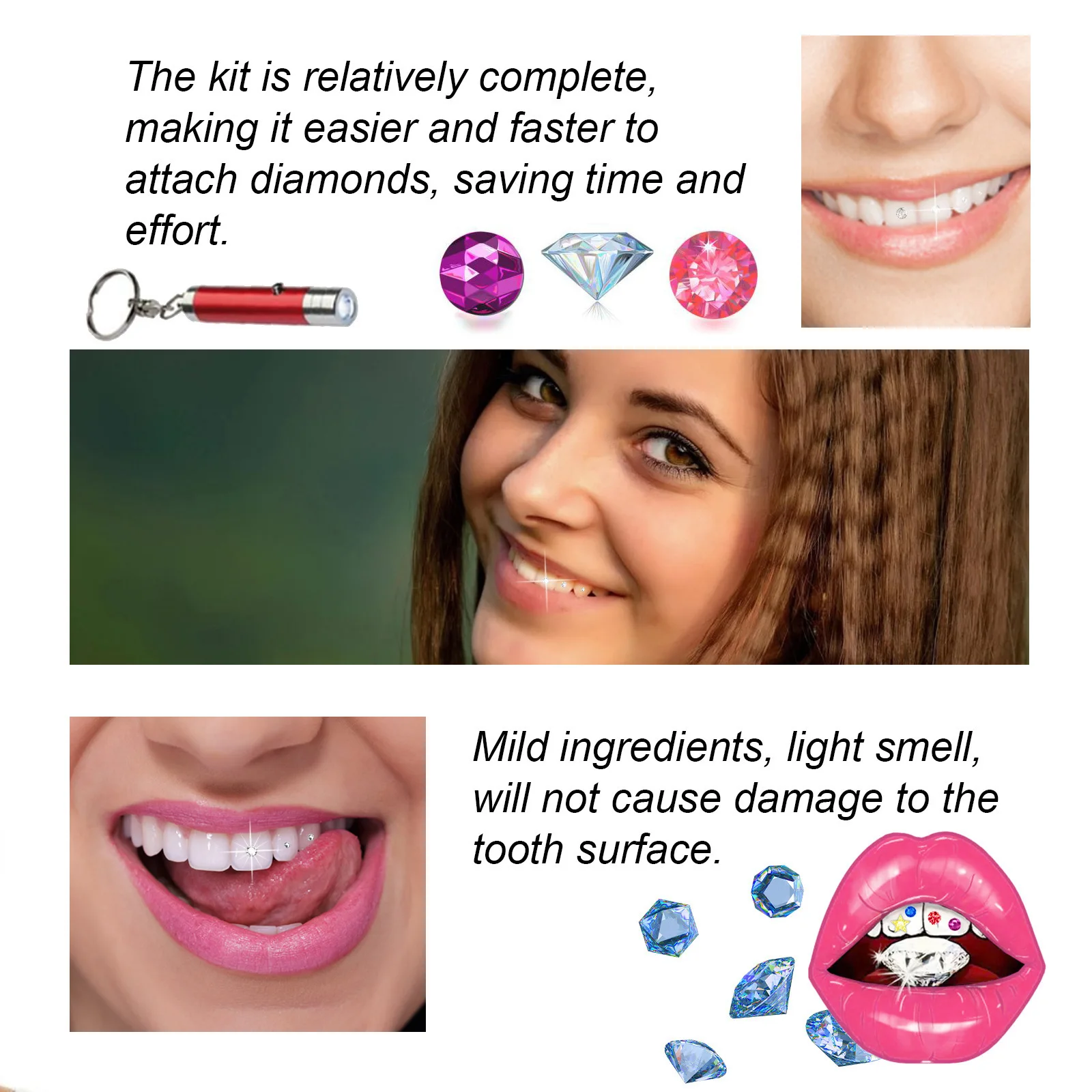 Tandjuwelen Kit DIY Transparan - Tooth Gem Kit recensie en prijs