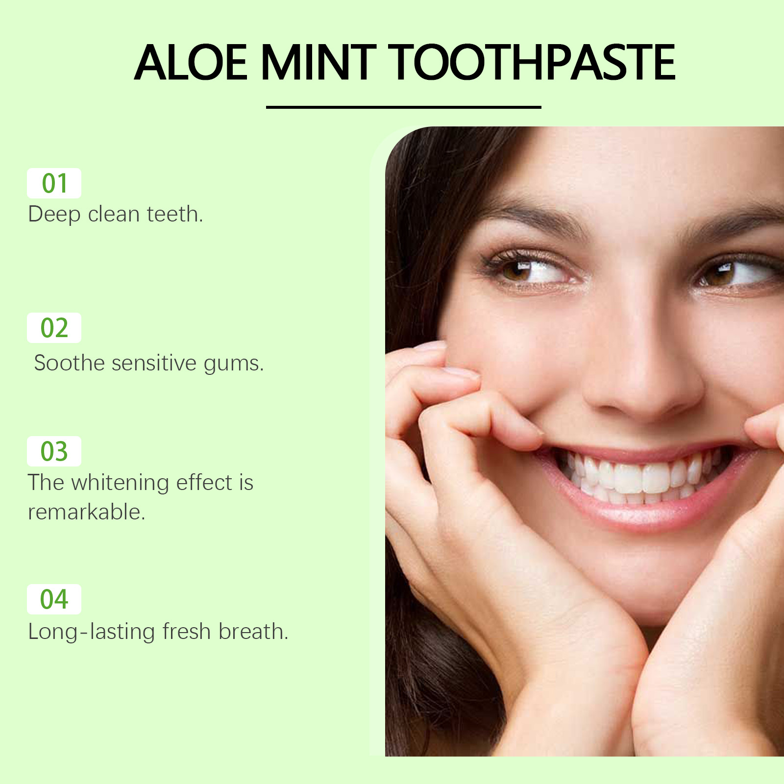 Aloë en Munt Whitening Tandpas - Teeth Whitening Yellow Teeth recensie en prijs