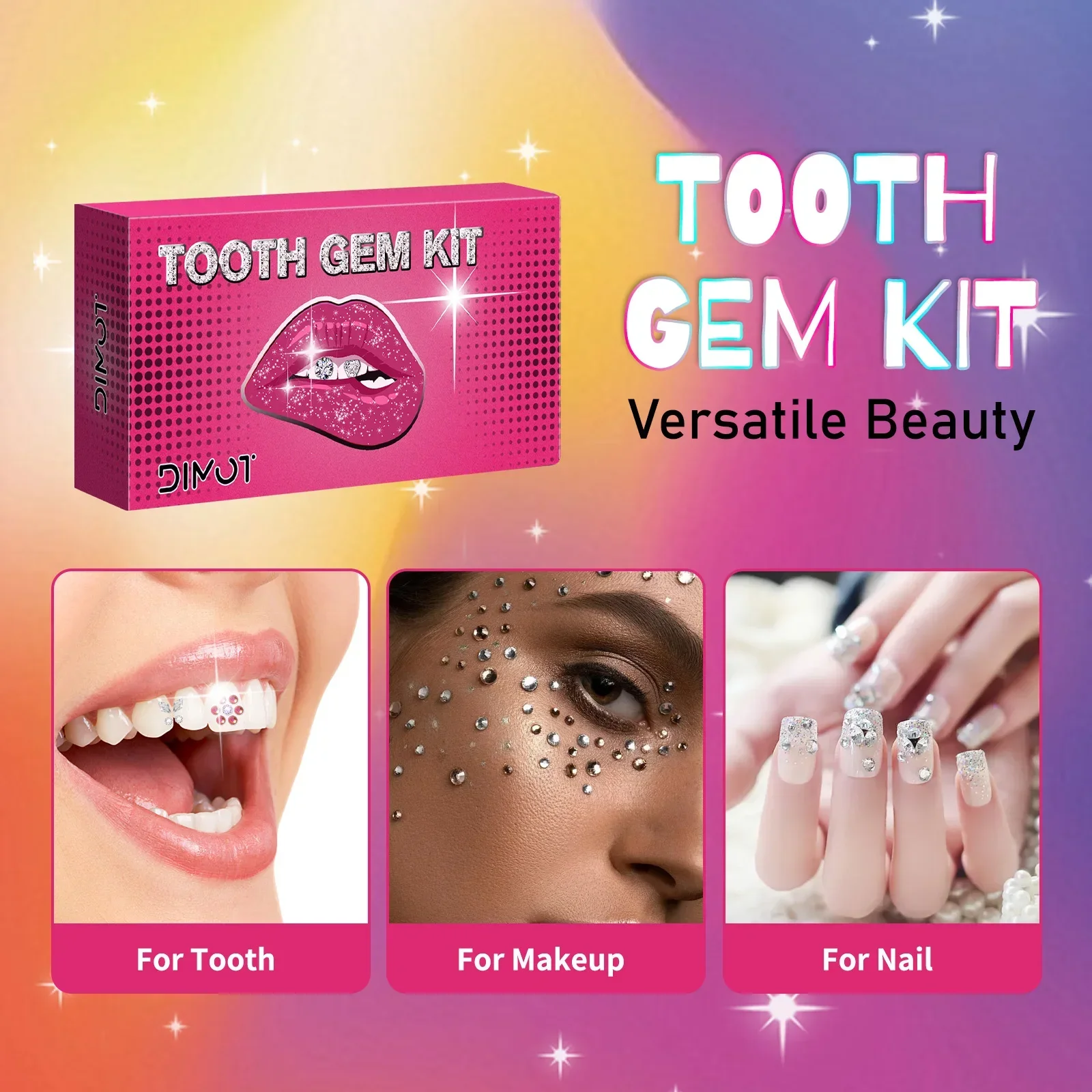 DIY Tooth Gem Kit met kristall - Tooth Gem Kit recensie en prijs