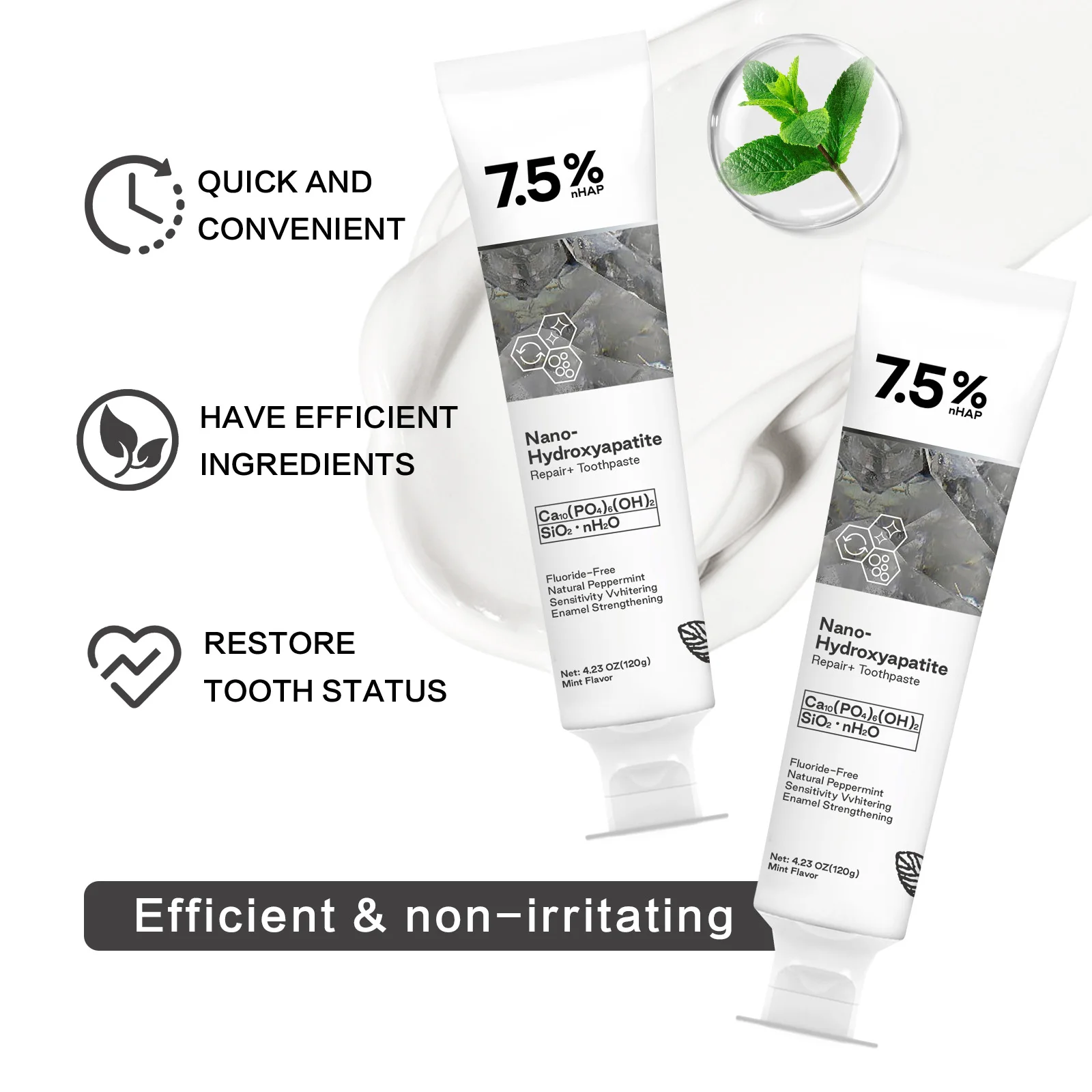 120g Nano Hydroxyapatite Tandp - Hydroxyapatite Toothpaste recensie en prijs