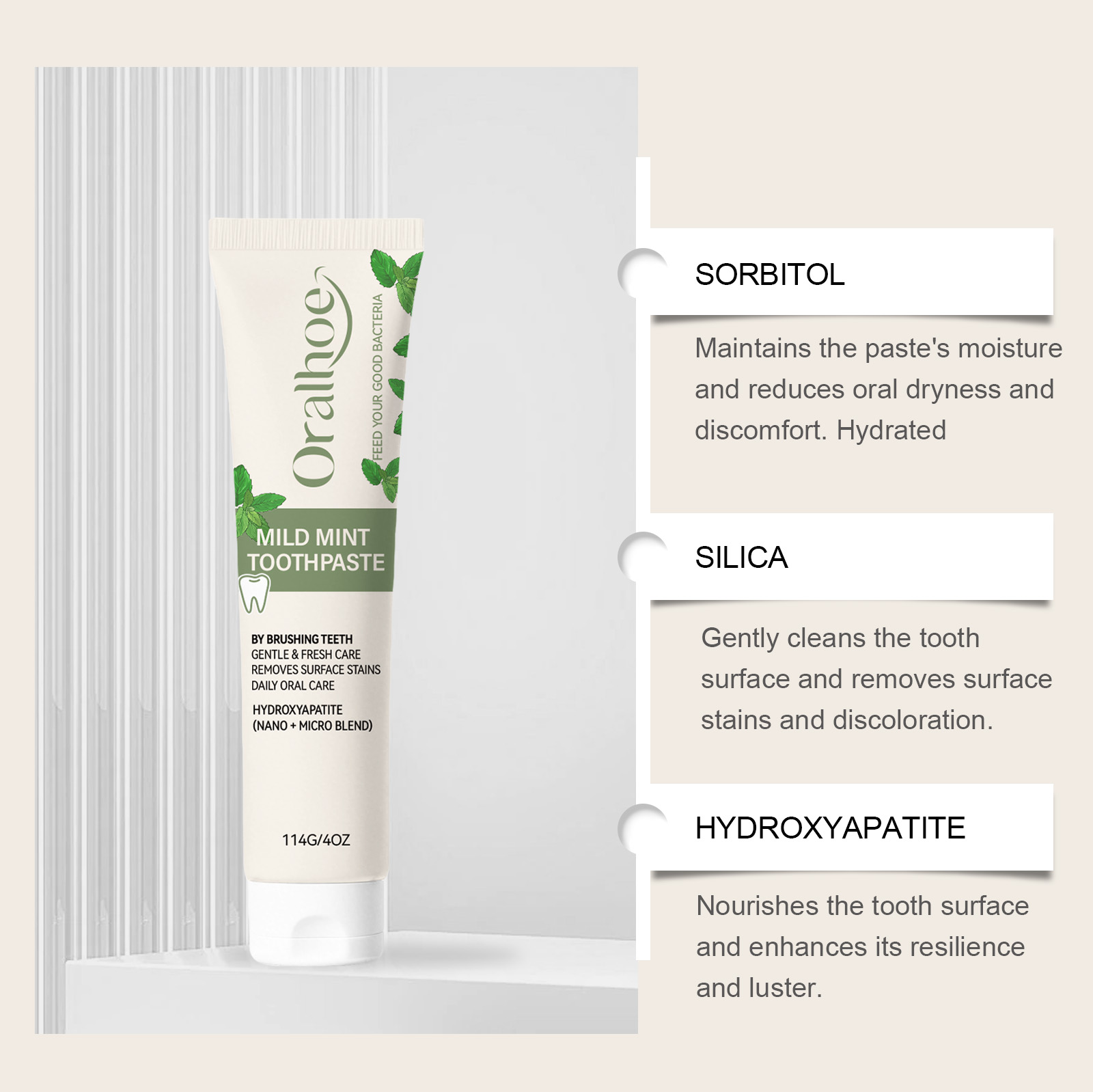 Mint Tandpasta – Formule met N - Hydroxyapatite Toothpaste recensie en prijs