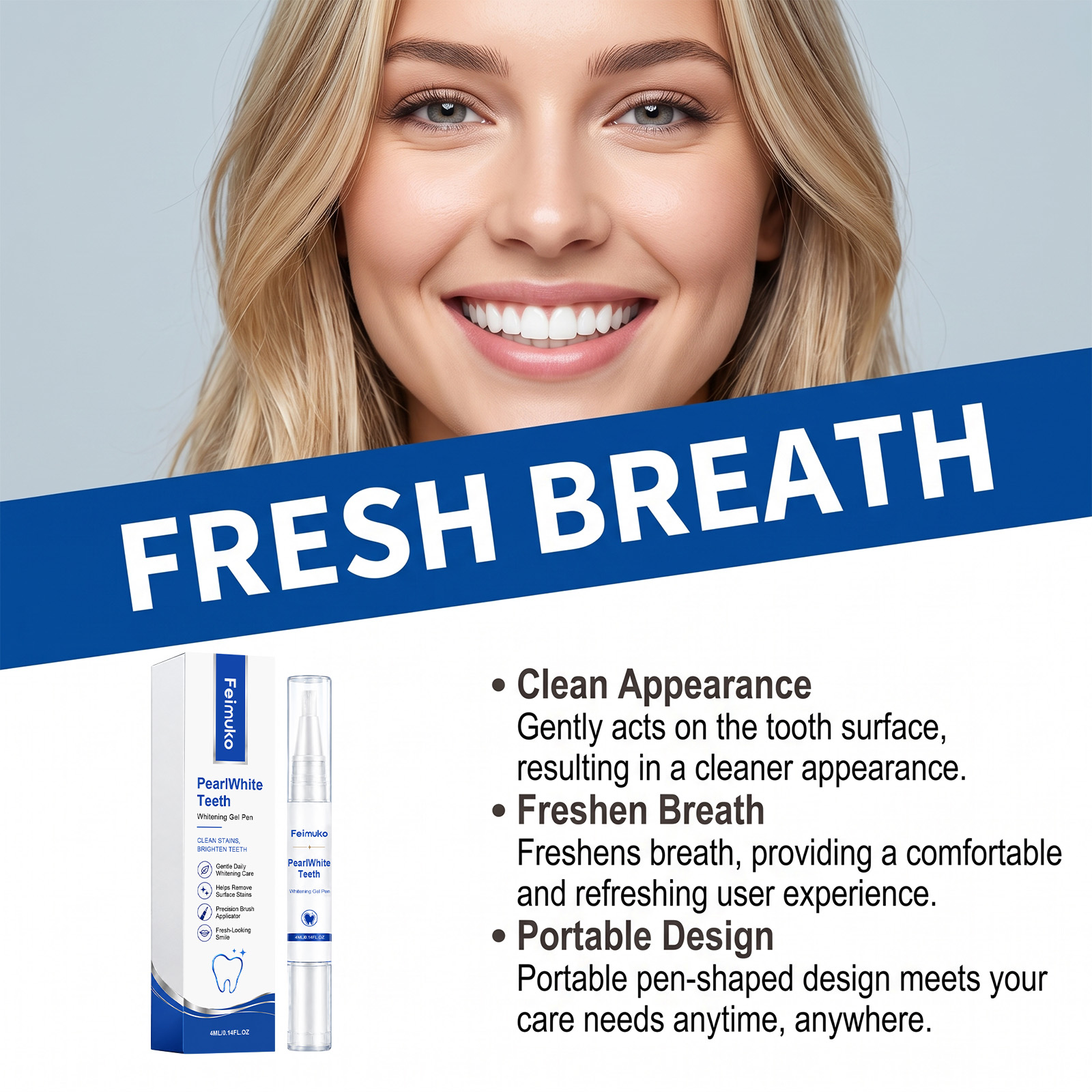 Draagbare Tandenbleekgel Pen V - Teeth Whitening Yellow Teeth recensie en prijs