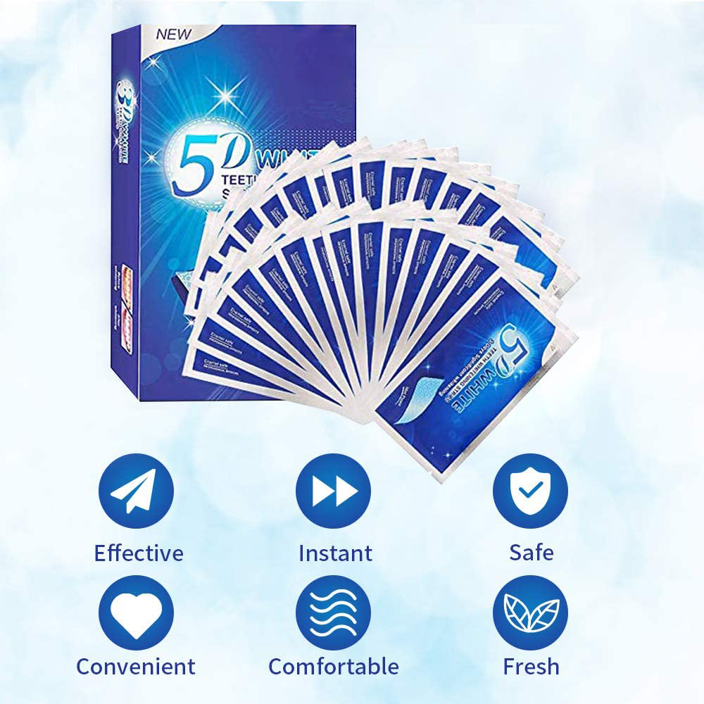 5D Witmakende Tandstrips, Whit - Teeth Whitening Singapore recensie en prijs