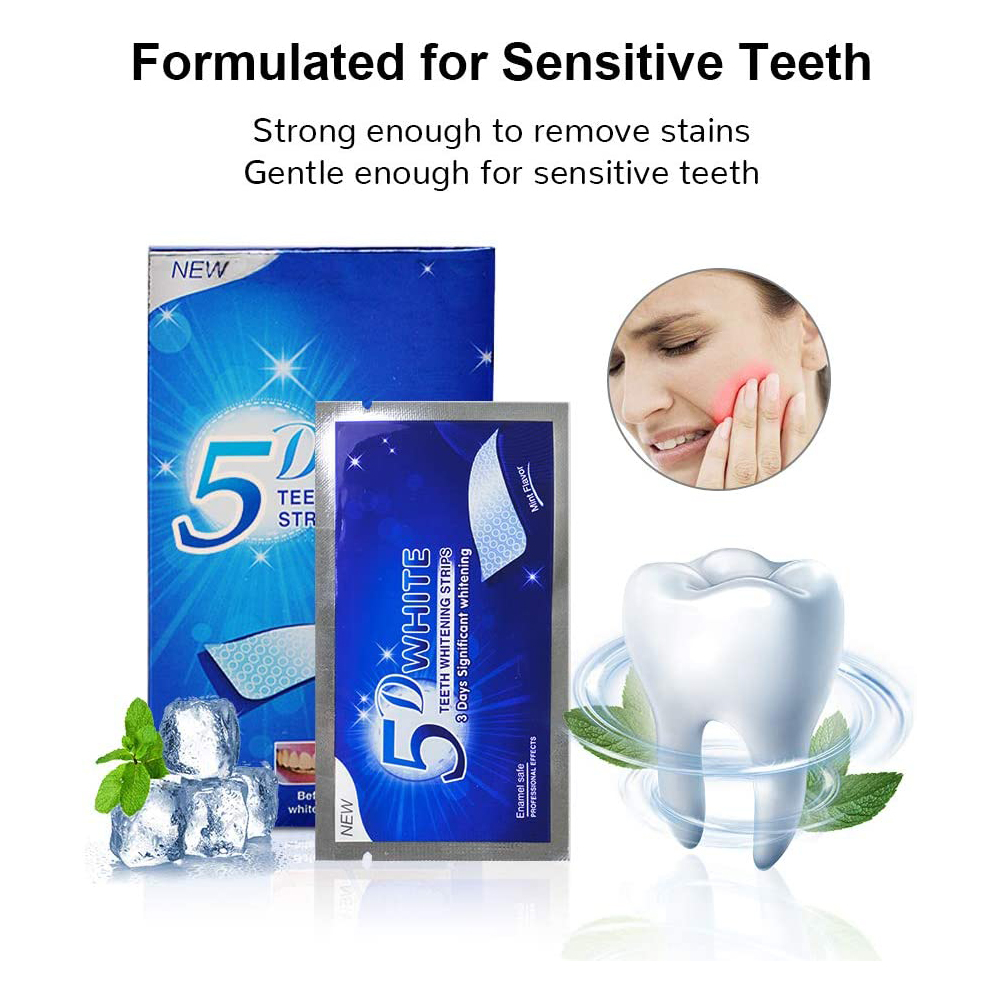 5D Witmakende Tandstrips, Whit - Teeth Whitening Singapore recensie en prijs