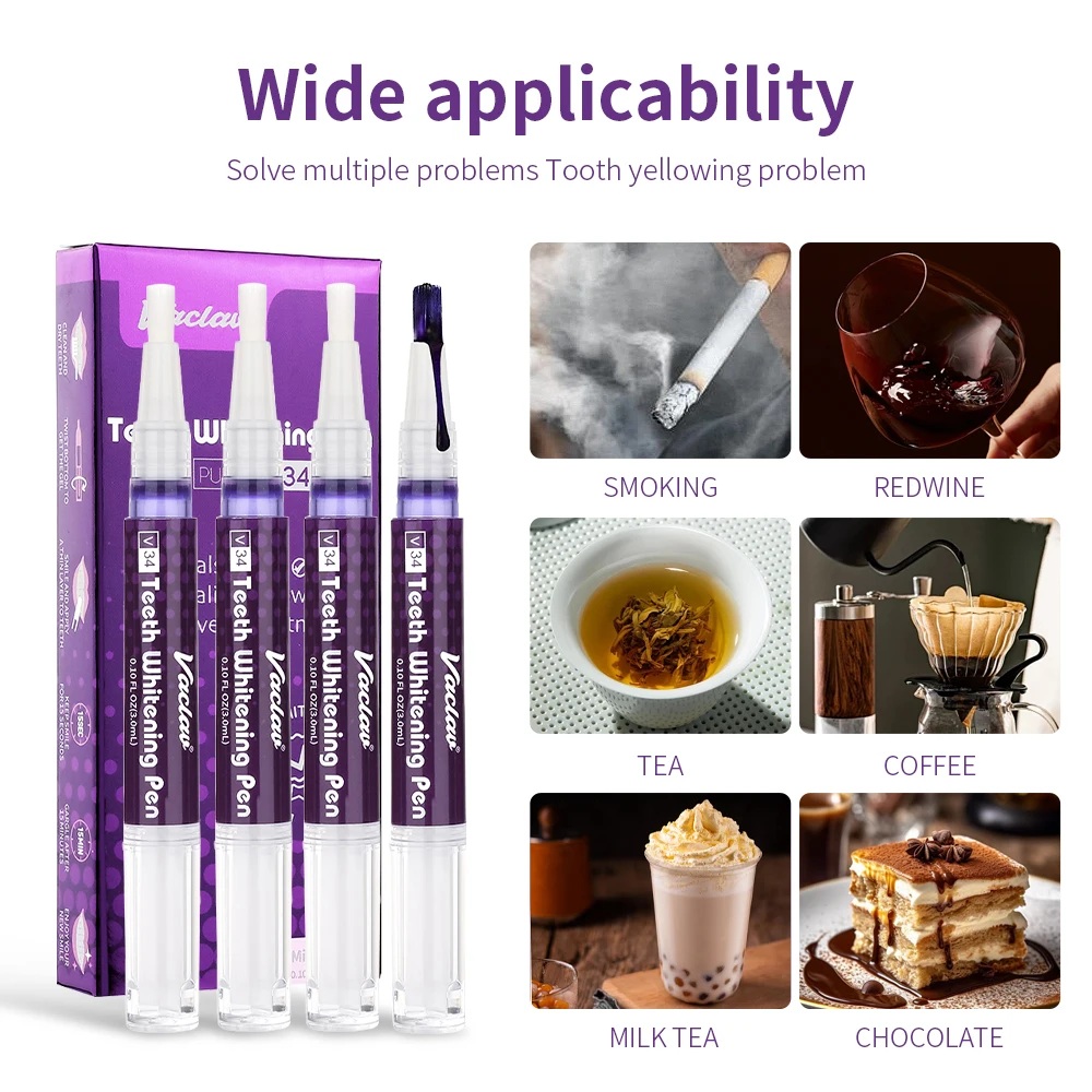 Vaclav V34 Paarse tandenbleekg - Teeth Whitening Singapore recensie en prijs